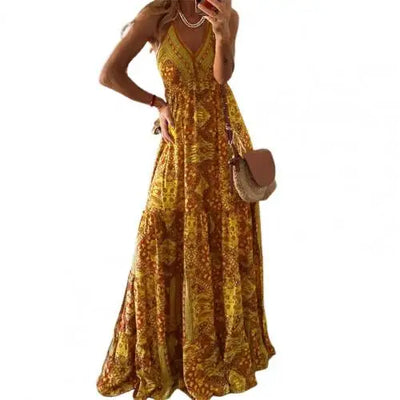 Ruth - Boho Vintage Maxi Jurk