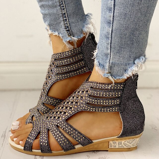 IRIS - Low-heeled orthopedic sandals