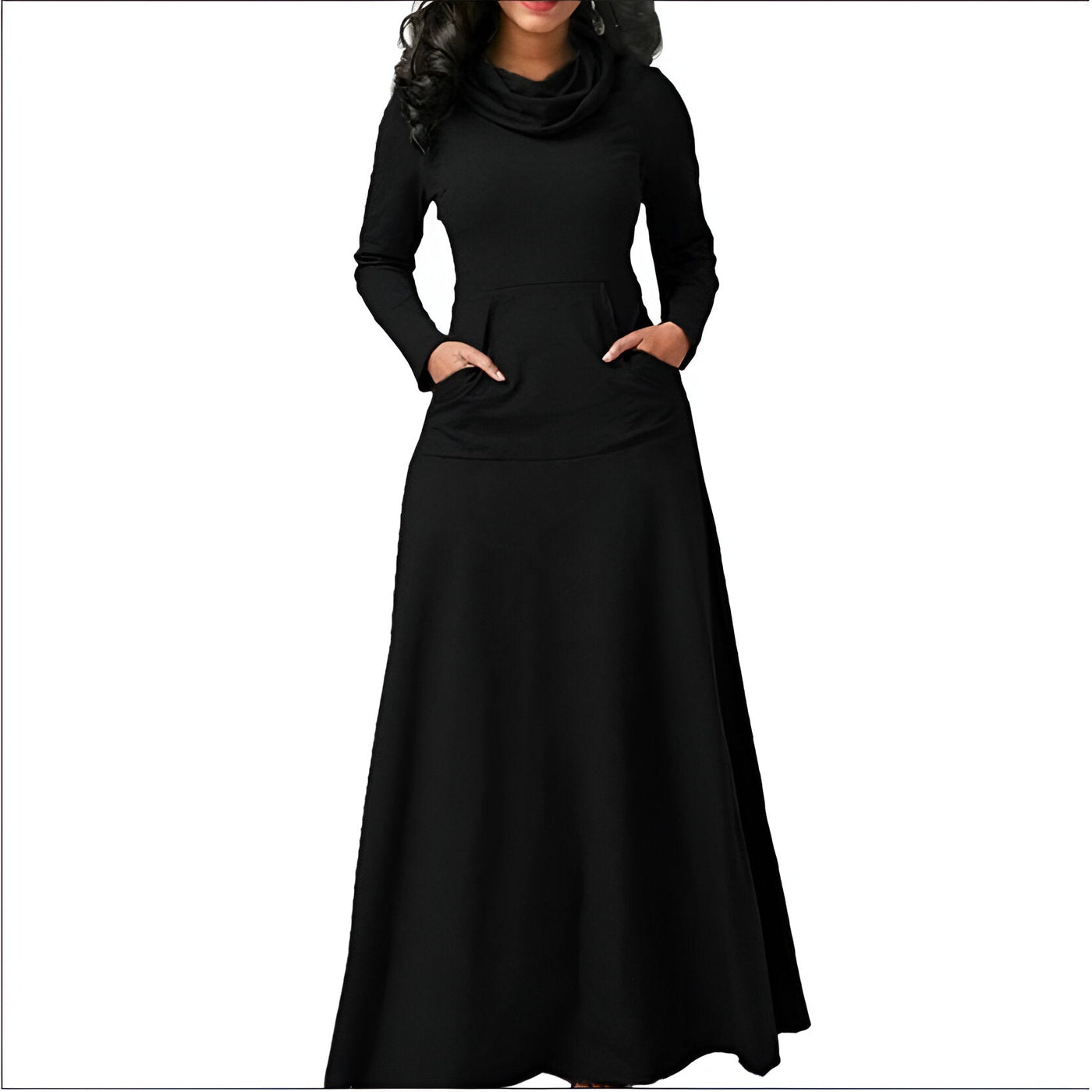 Lange Mouw Maxi Jurk Voor Herfst En Winter Voor Vrouwen | Ideaal voor de lente/zomer
