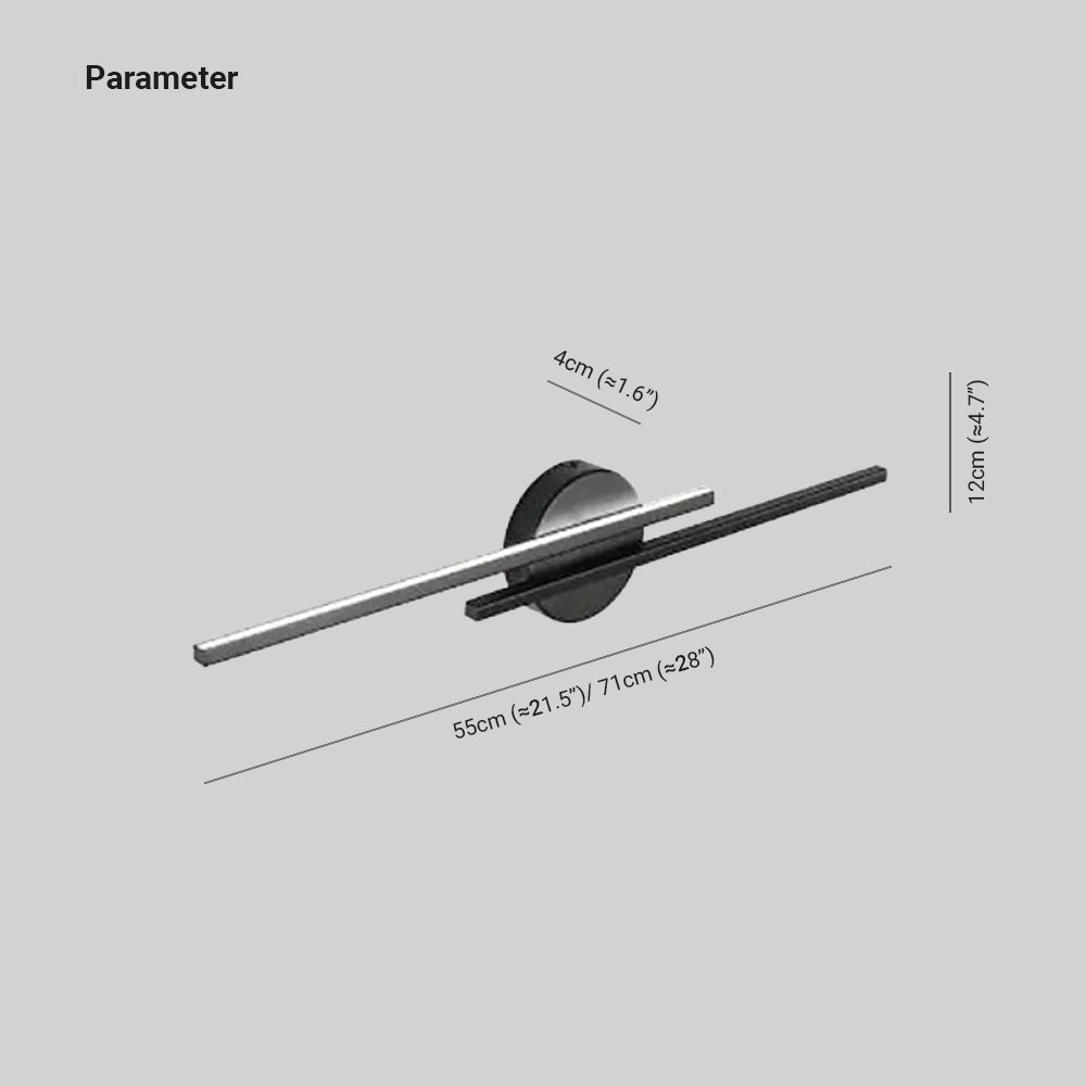 Vellano – Modern LED Wall Light Twin Linear Design