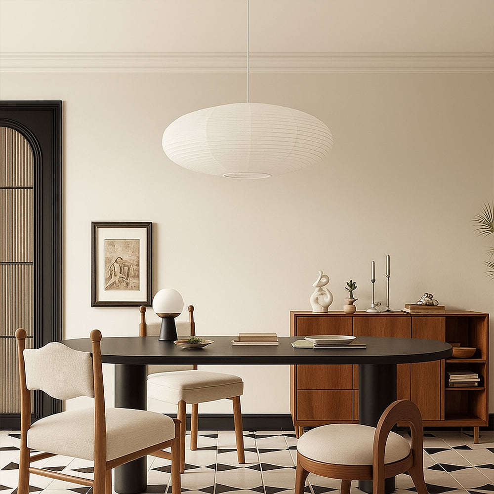 Averon – Japanese Wabi Sabi Cotton Paper Pendant Light
