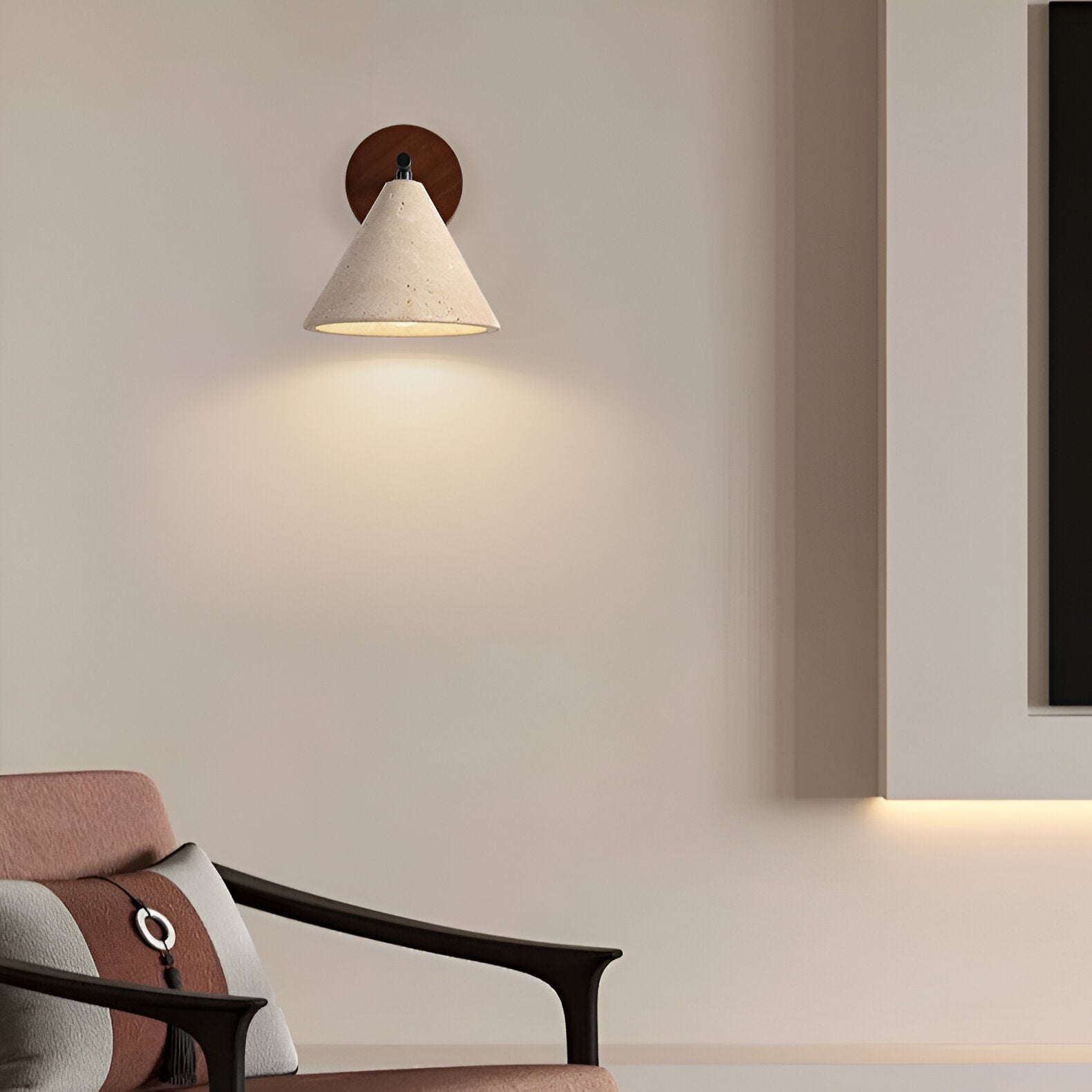 Ironma - Modern Stone Wall Light