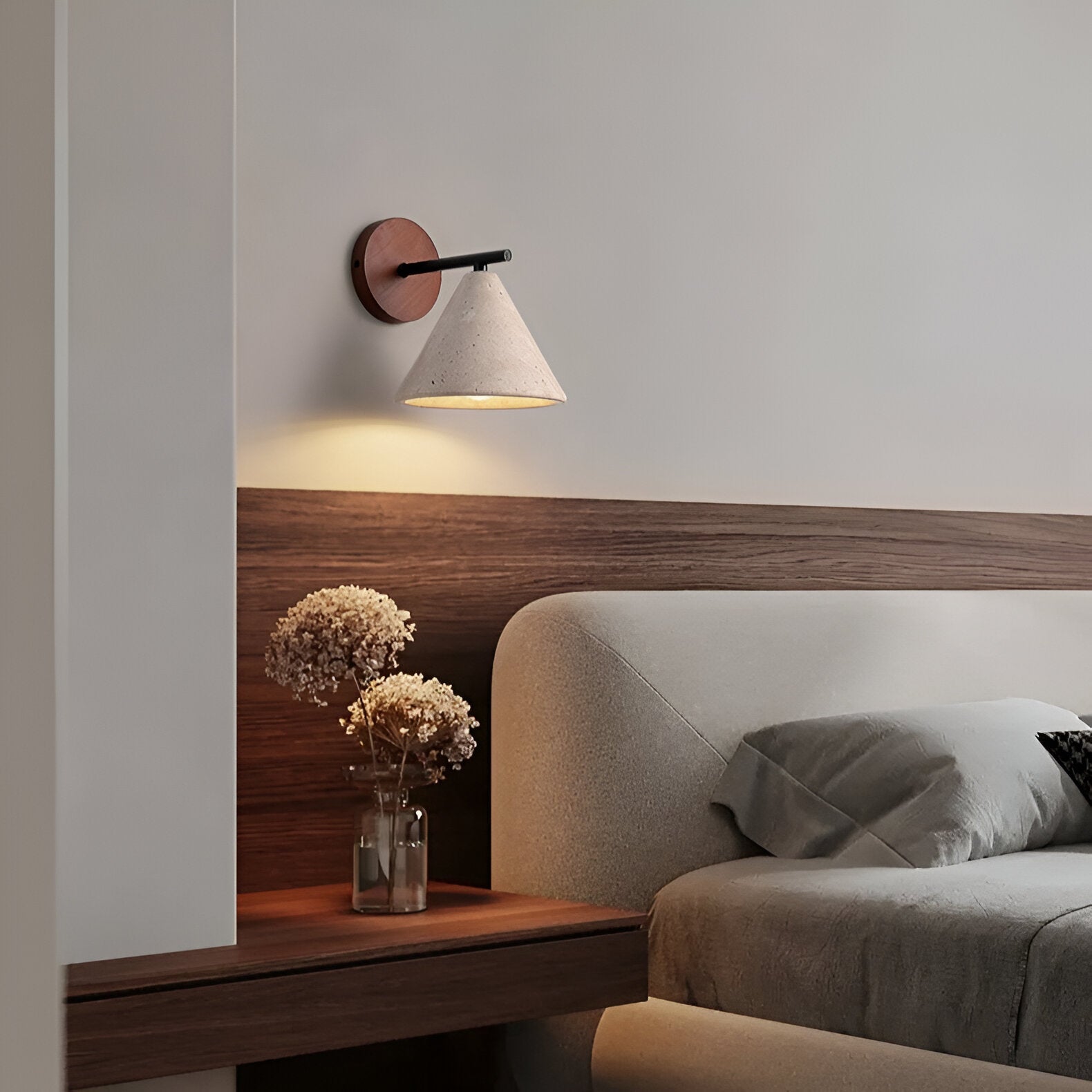 Ironma - Modern Stone Wall Light