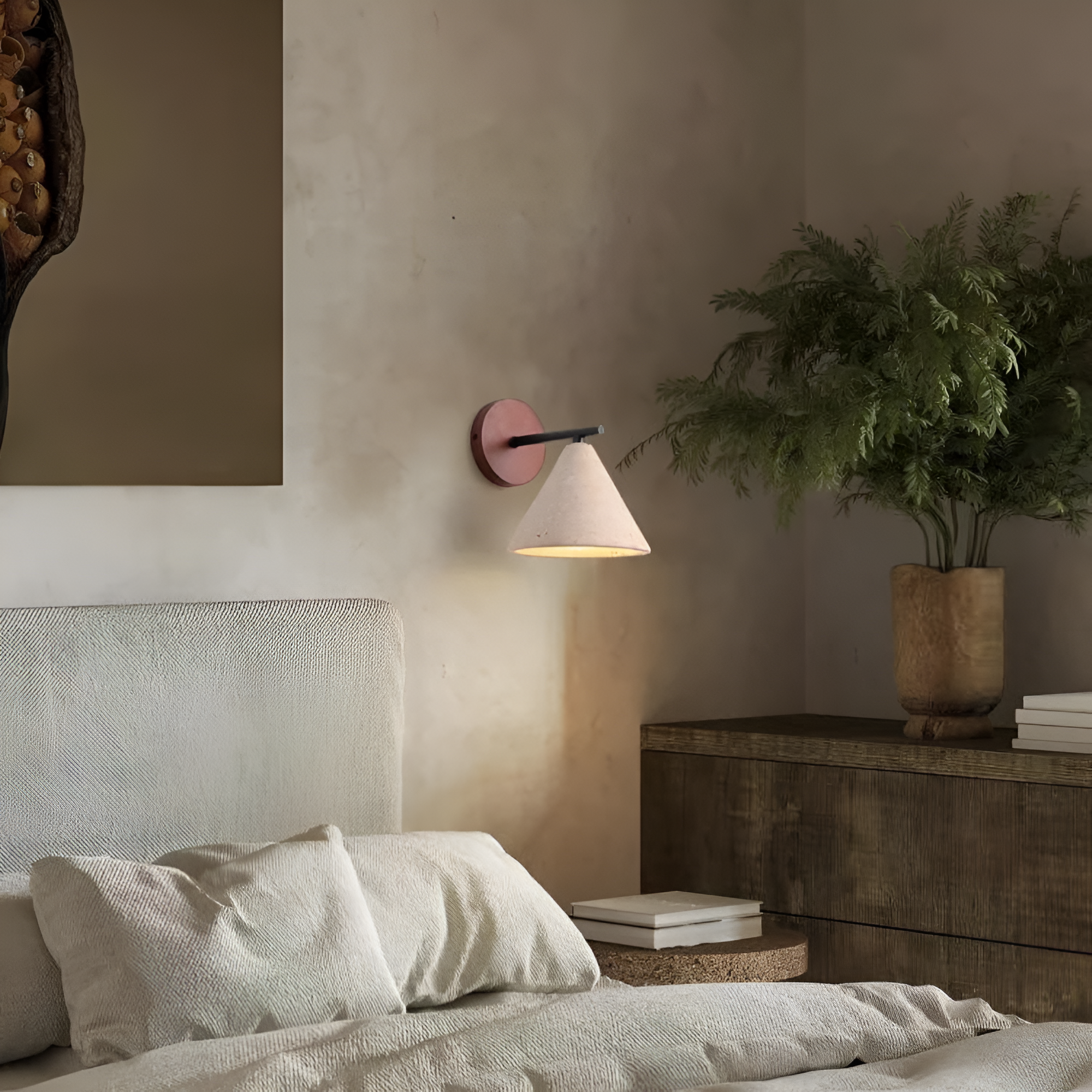 Ironma - Modern Stone Wall Light