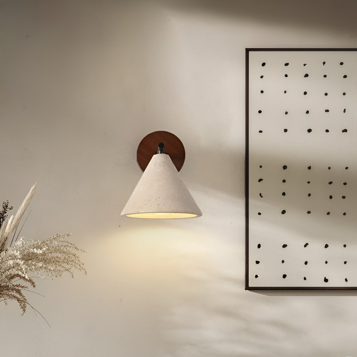 Ironma - Modern Stone Wall Light