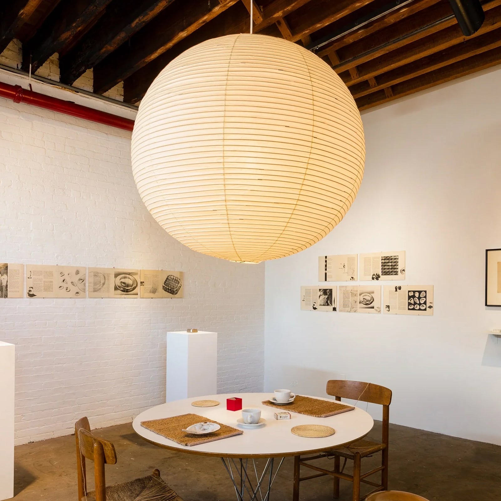 Braylune - Washi Paper Bamboo Pendant Ceiling Light