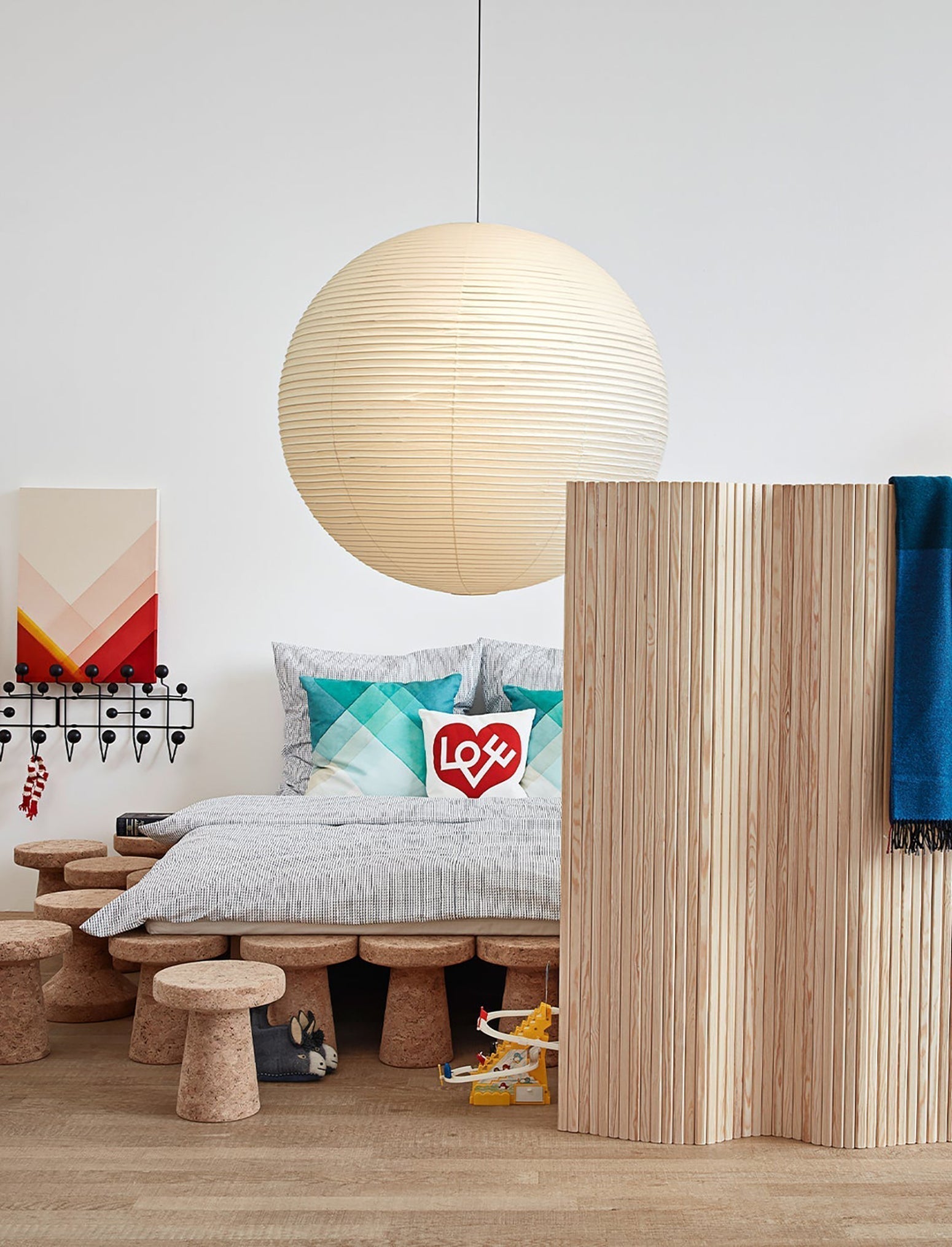 Braylune - Washi Paper Bamboo Pendant Ceiling Light