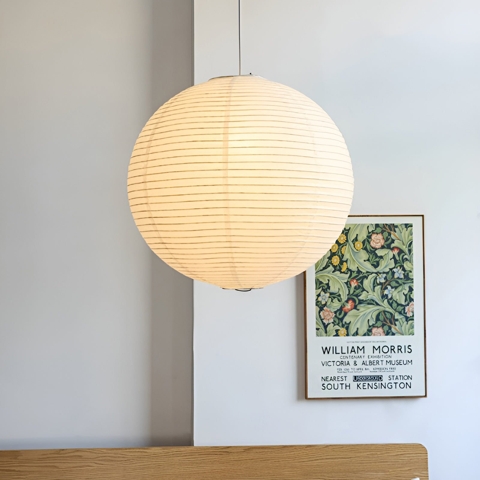 Braylune - Washi Paper Bamboo Pendant Ceiling Light