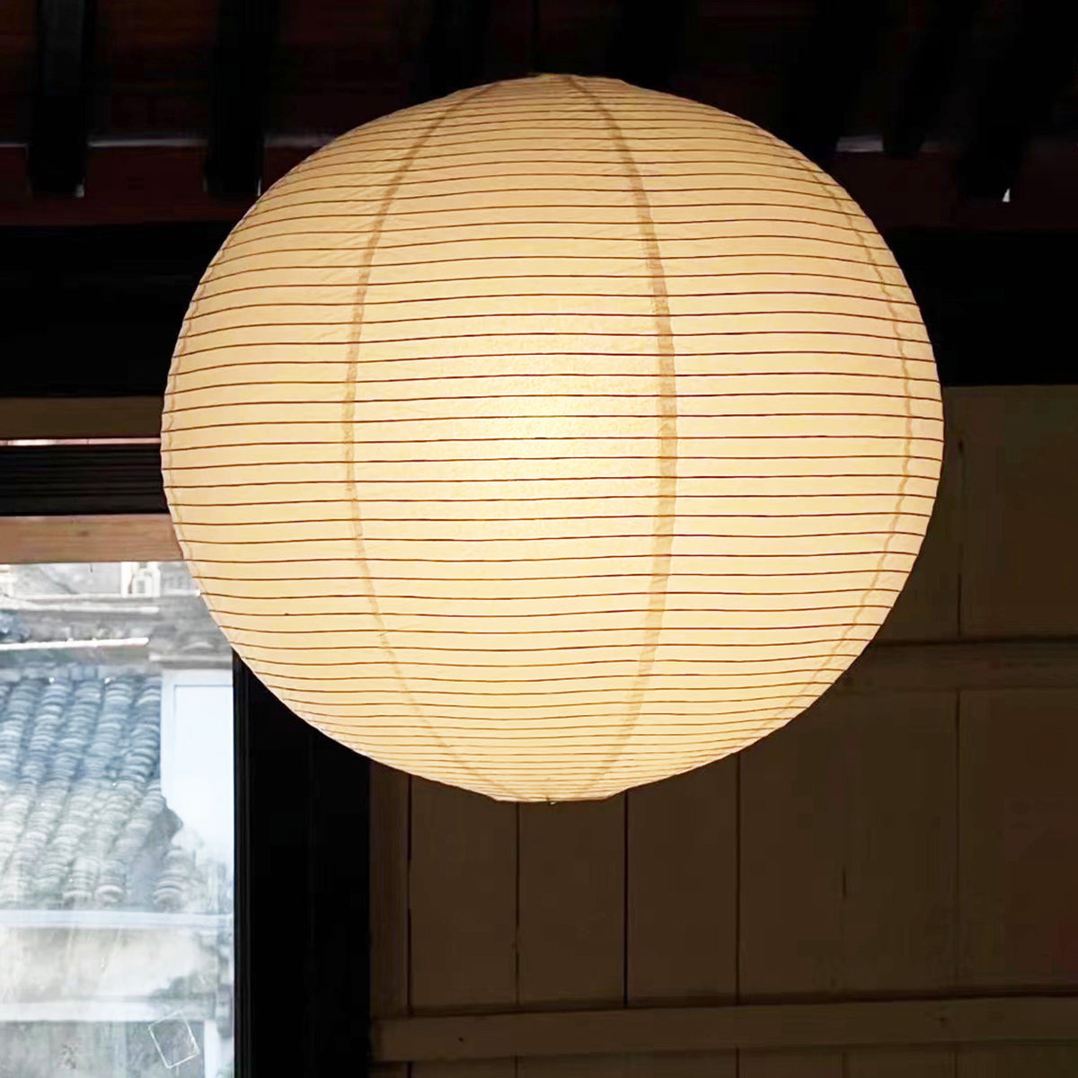 Braylune - Washi Paper Bamboo Pendant Ceiling Light