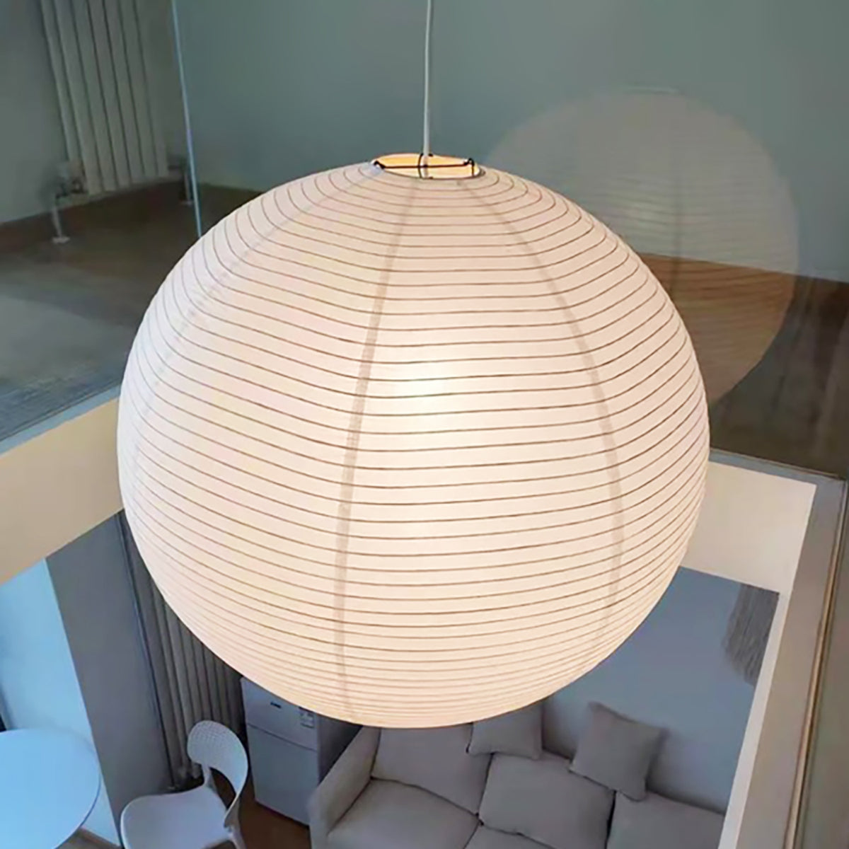 Braylune - Washi Paper Bamboo Pendant Ceiling Light