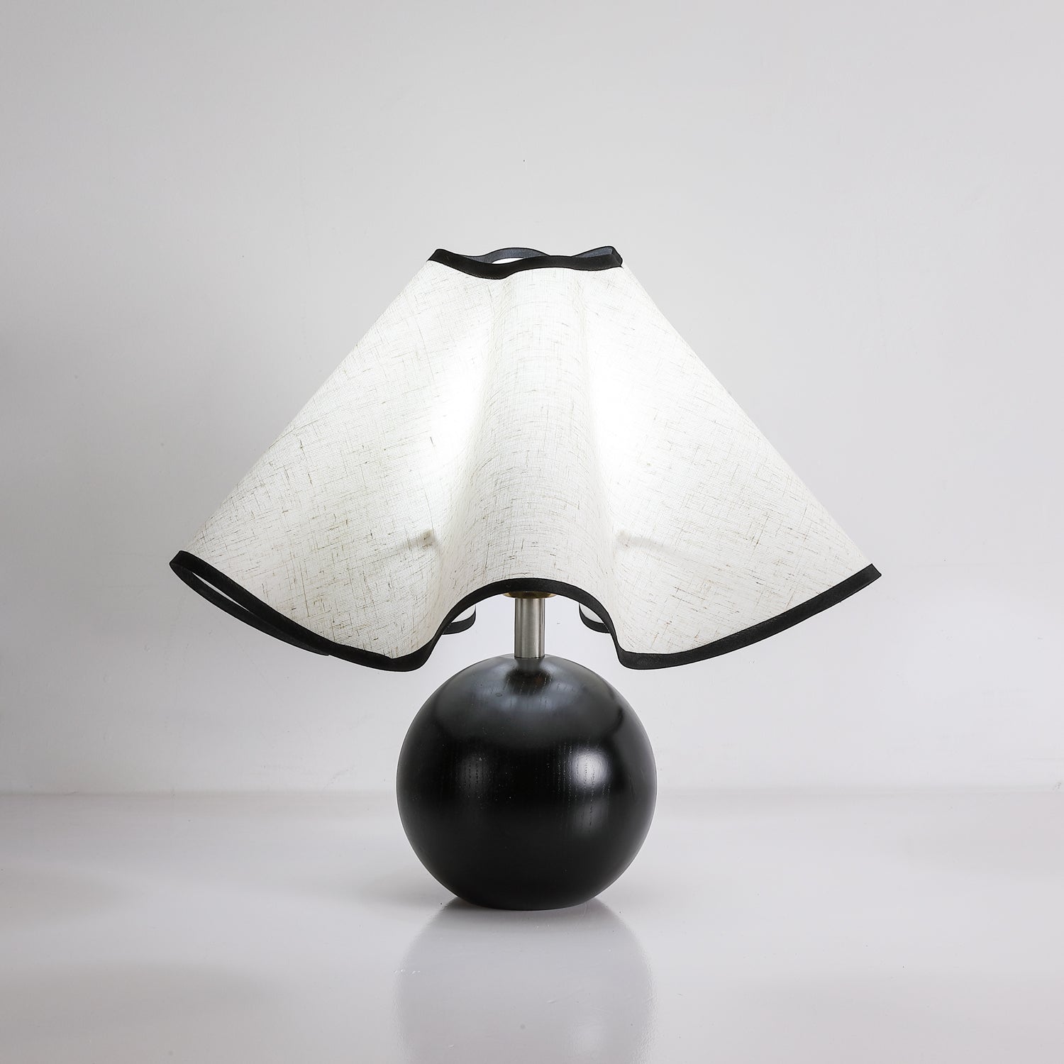 Mirelle - Wave Crest Fabric Shade Table Lamp