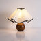 Mirelle - Wave Crest Fabric Shade Table Lamp