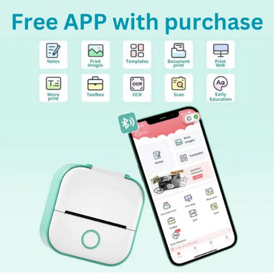 Miniprinter voor smartphones - inclusief gratis rolletje