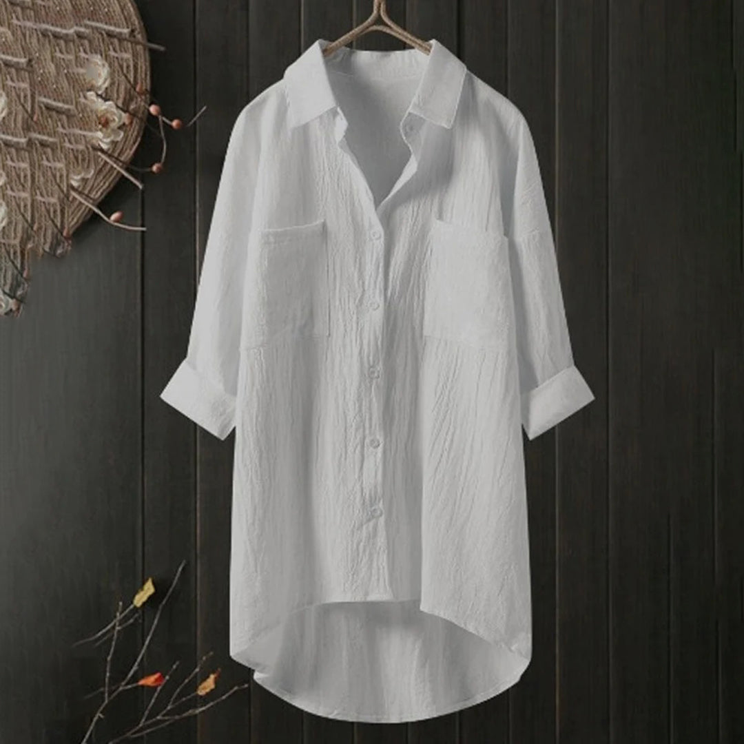 Klassieke witte blouse voor dames | Perfect voor alle seizoenen
