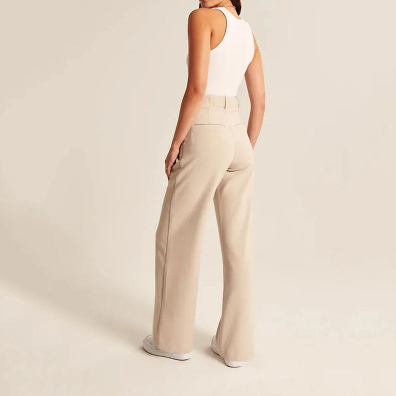 Xyra - Formele Wijde Broek voor Vrouwen