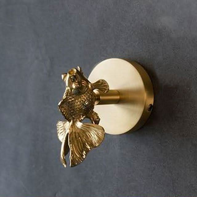Direl - Brass Animal Head Wall Coat Hooks