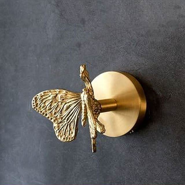 Direl - Brass Animal Head Wall Coat Hooks