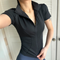 Winnie | Sportief Getailleerd T-shirt met Rits