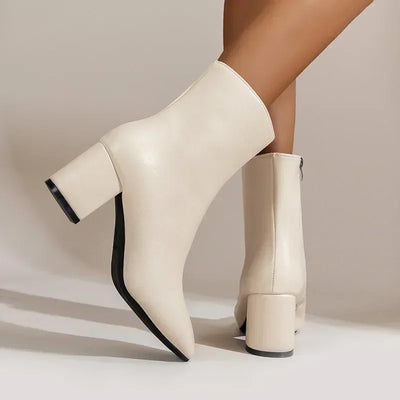 Juris - Elegant Heeled Boots for Women