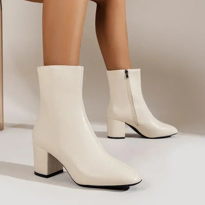 Juris - Elegant Heeled Boots for Women