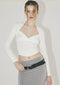 Heliviane - White Cropped Top