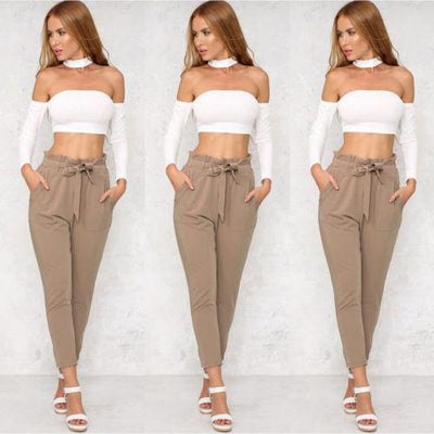 Eleanor - High-waisted harem pants