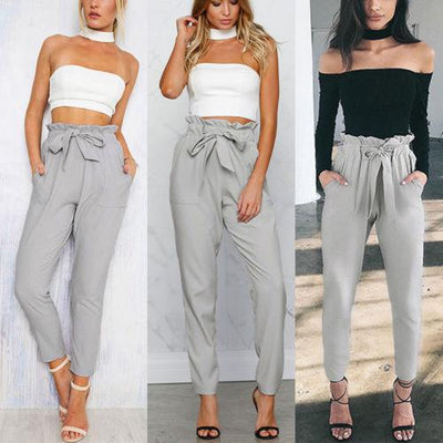 Eleanor - High-waisted harem pants