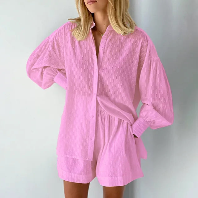 Yara - Trendy Streetwear Set [Top + Short]