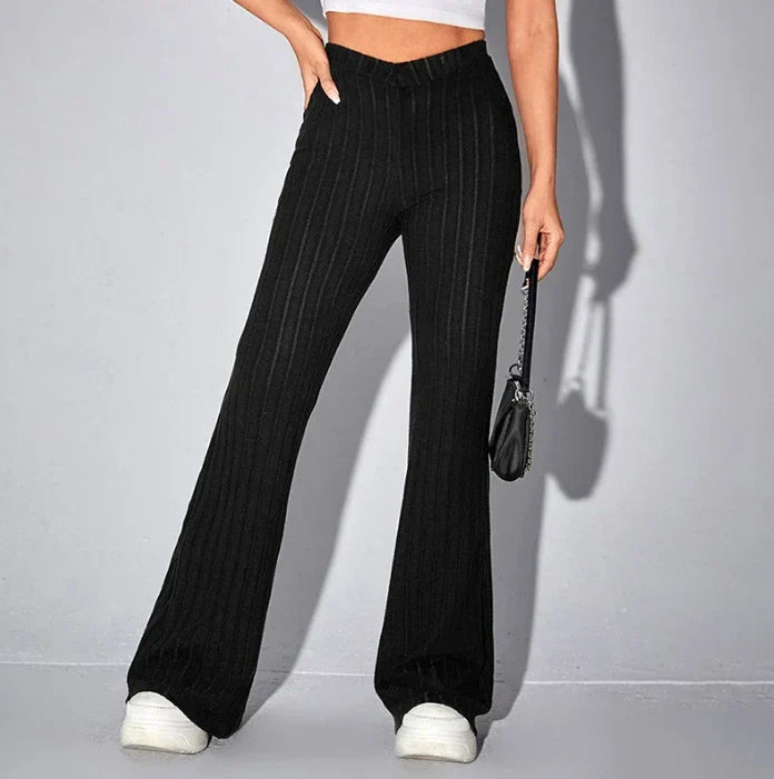 Shae - Knusse Flared Broek voor Vrouwen