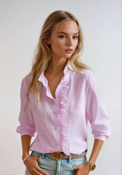 Helah - Ruffle Blouse for Women - Feminine &amp; Stylish 