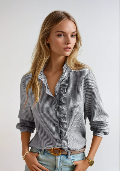 Helah - Ruffle Blouse for Women - Feminine &amp; Stylish 