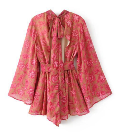 Marisse - Elegant Backless Romper