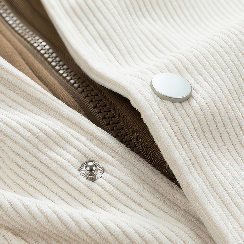 Corduroy herenjack met capuchon - Gevoerd