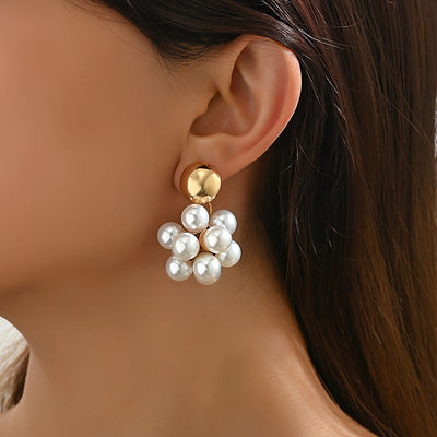 Yara | Luxe Statement Oorbellen met Parelontwerp