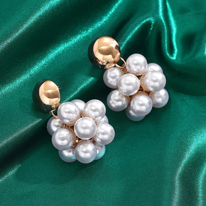 Yara | Luxe Statement Oorbellen met Parelontwerp