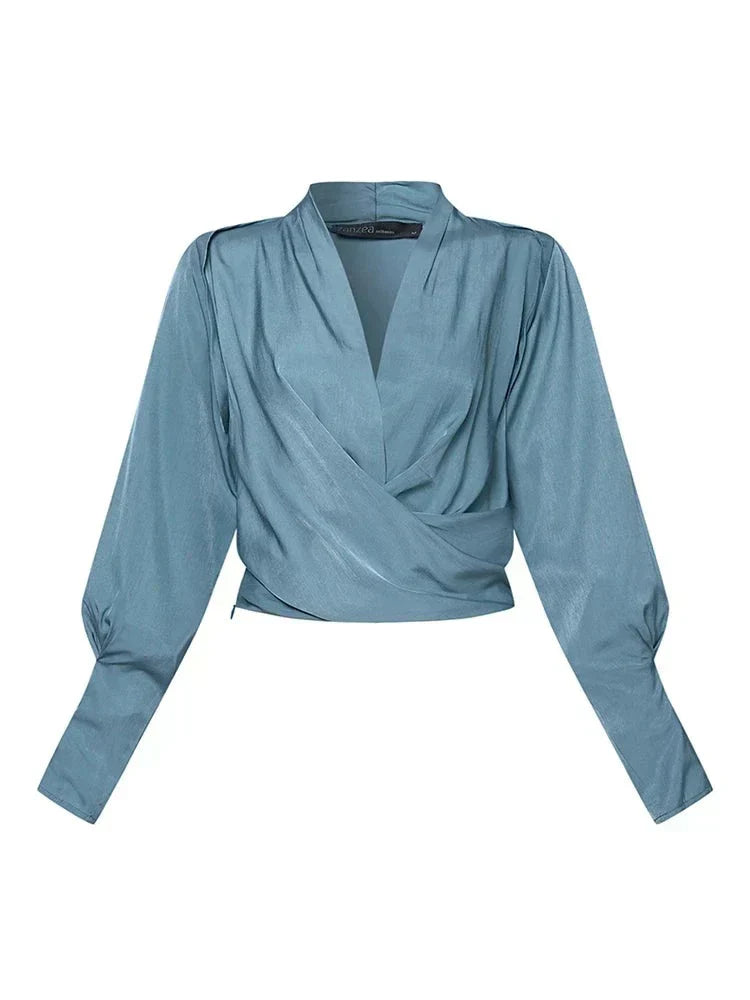 Celeste – Satijnen Blouse