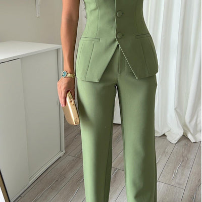 Myrthe - Comfy Mouwloze Top & Broek Set