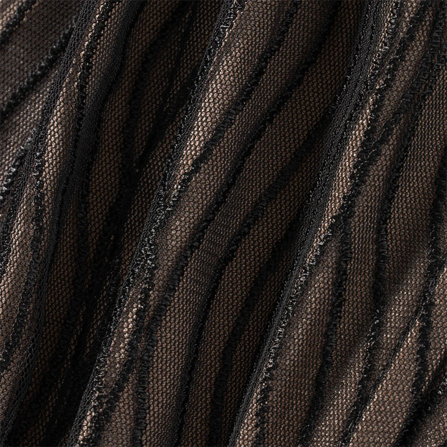 Helivienne - Soft Mesh Cropped Corset