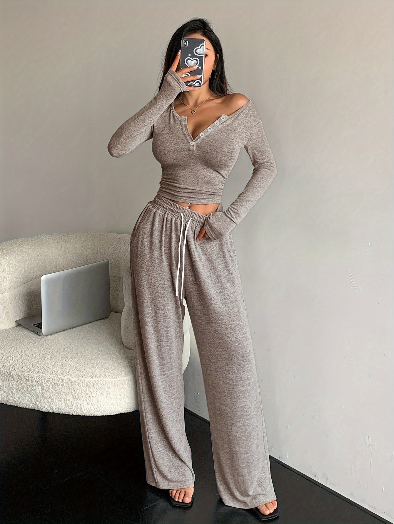 Zaida | Trendy Lounge Set met Stijlvolle Details