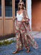 Zelda | Paisley Dames Tweedelige Set met Lange Mouwen & Losse Broek
