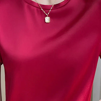 Javiera - Shiny Satin T-Shirt