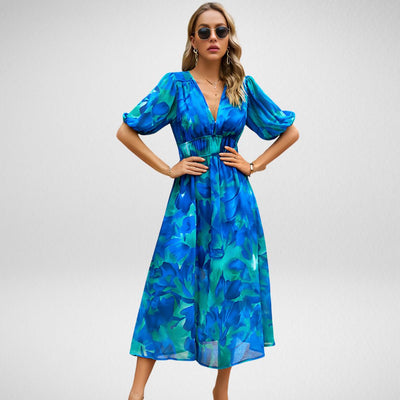 Ruby - elegante jurk met elastische taille