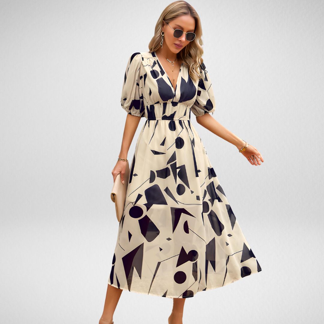 Lolita - Charmante jurk met V-hals
