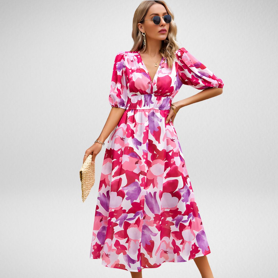 Lolita - Charmante jurk met V-hals