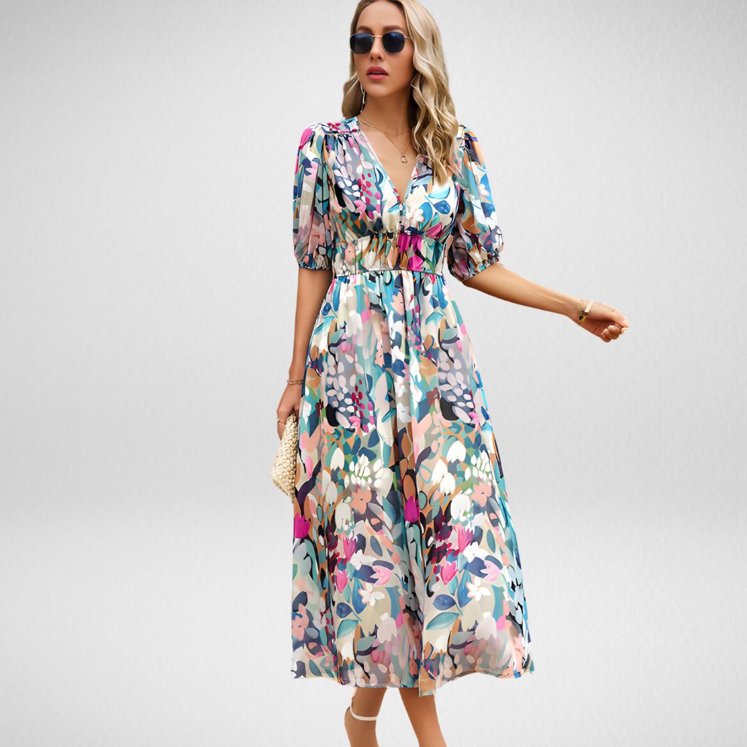 Lolita - Charmante jurk met V-hals