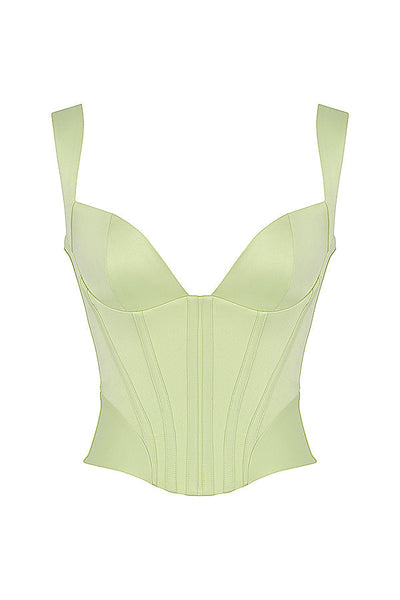 Helisara - Black Satin Corset