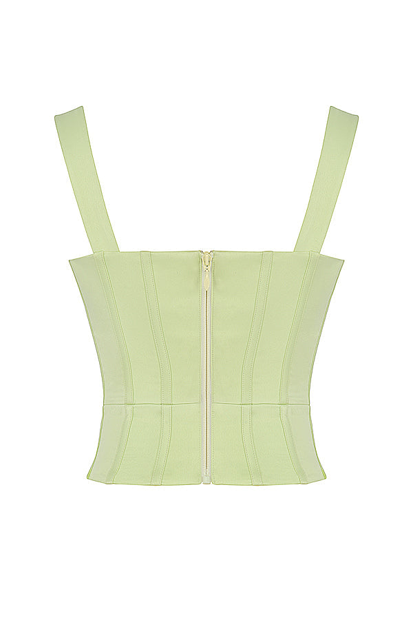 Helisara - Black Satin Corset