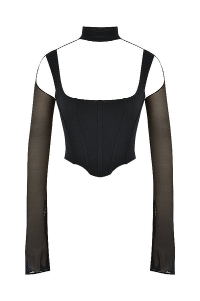 Havanya - Black Cropped Top