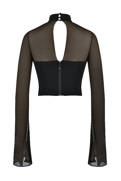 Havanya - Black Cropped Top