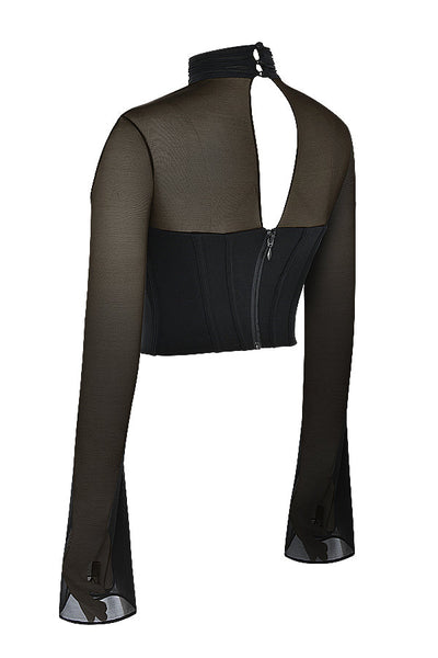 Havanya - Black Cropped Top